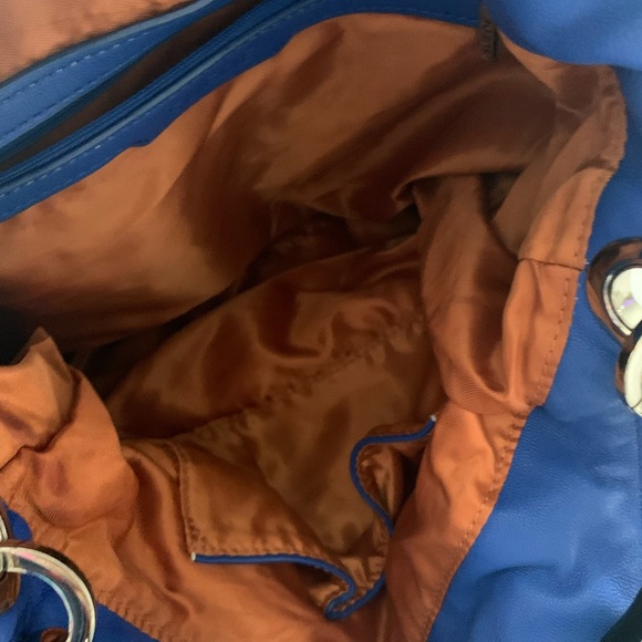 suede blue bag - Picture 7 of 8